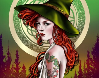 Luck Be A Witch Art Print