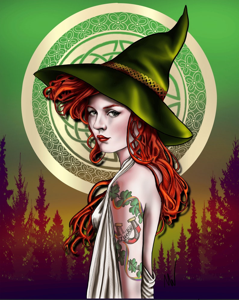 Luck Be A Witch Art Print image 1