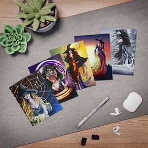 Witch Collectors Pack 2 Greeting Cards 5-Pack Blank Inside image 3