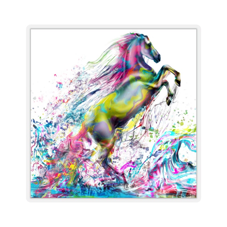 Colorful Horse Sticker image 8