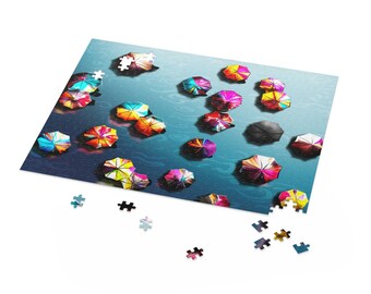 Dancing Umbrellas Puzzle (120, 252, 500-Piece)