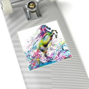 Colorful Horse Sticker image 2