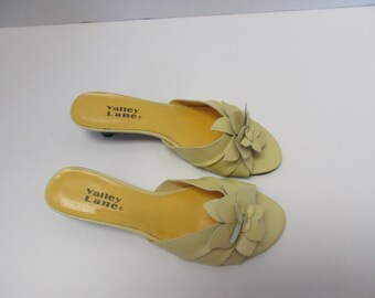 pale yellow shoes