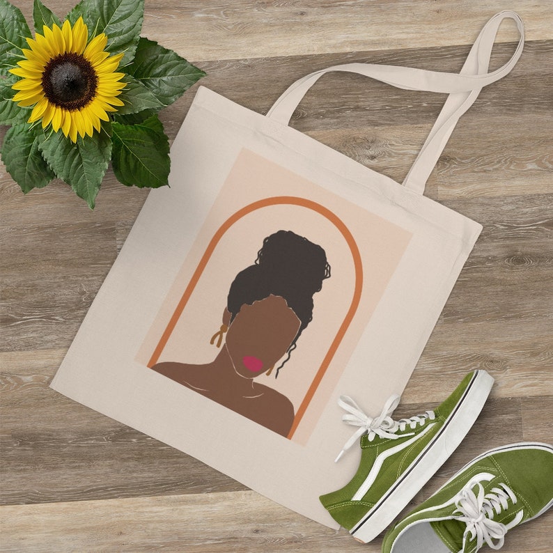 Black Woman Tote Bag Black Girl Gifts Black Girl Magic Etsy