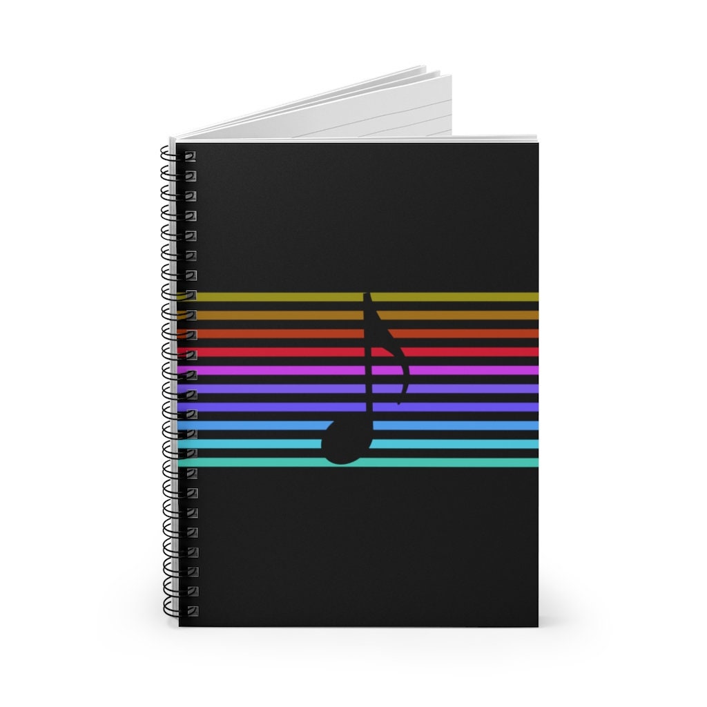 Music Spiral Notebook Music Notebook Music Journal Music Etsy