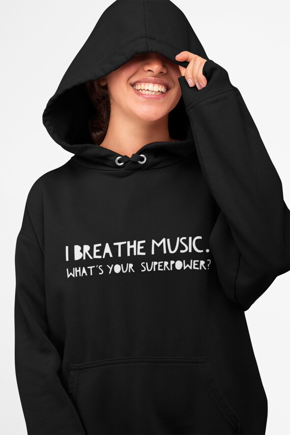 Music Hoodie Hooded Pullover Sweatshirt for Singers Music Etsy