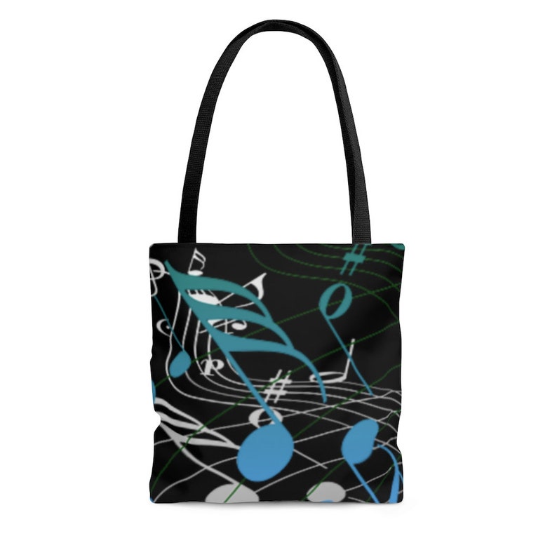 Music Tote Bag Music Book Bag Music Student Gifts Music Etsy