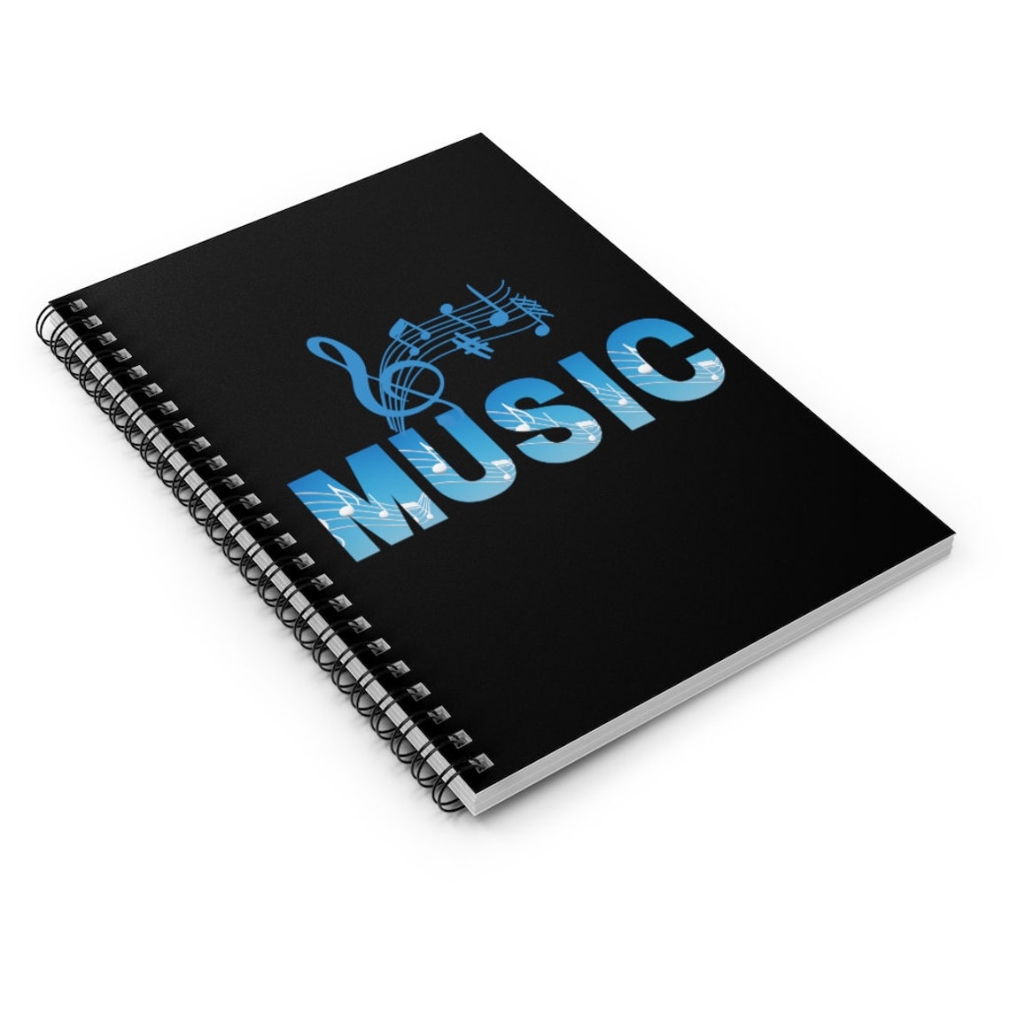 Music Notebook Spiral Notebook Music Journal Music Lover Etsy