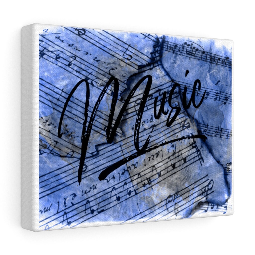 Sheet Music Canvas Gallery Wraps Music Wall Art Gift for Etsy