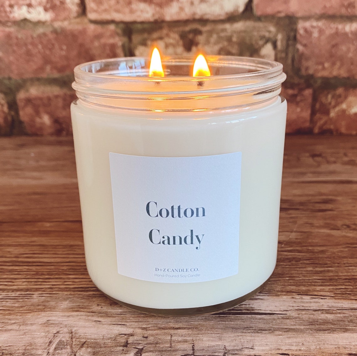Leaves 8 oz Cotton Wick Soy Wax Candle D Z Candle Co. Etsy