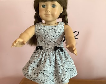 Ruffle and bows Dress for 18 inch doll