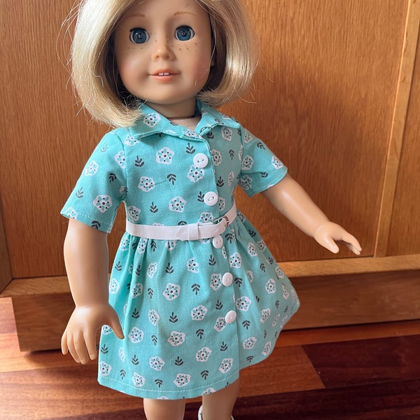 Vintage Shirtwaist Dress for 18 inch doll