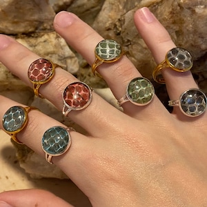 Shed Snakeskin Ring