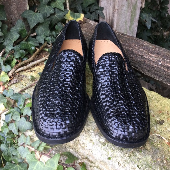 French fashion shoes/unworn slip-on shoes/black l… - image 2