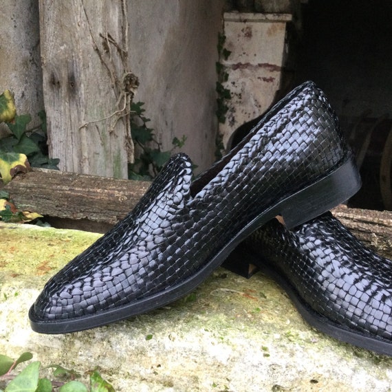 French fashion shoes/unworn slip-on shoes/black l… - image 4
