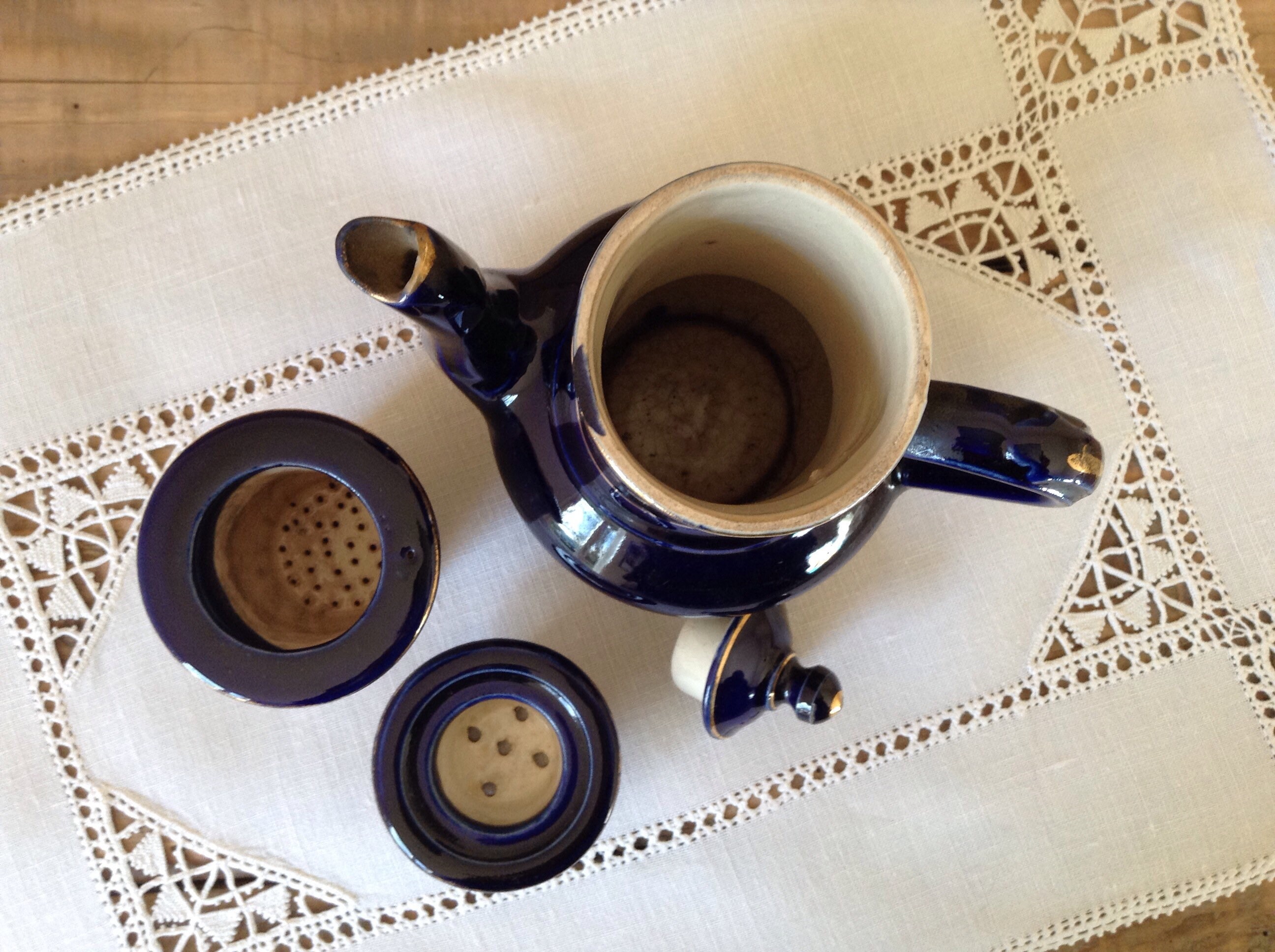 French coffee pot. Vintage espresso pot and 2 cafe au lait Etsy