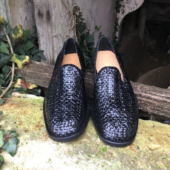 French fashion shoes/unworn slip-on shoes/black l… - image 7