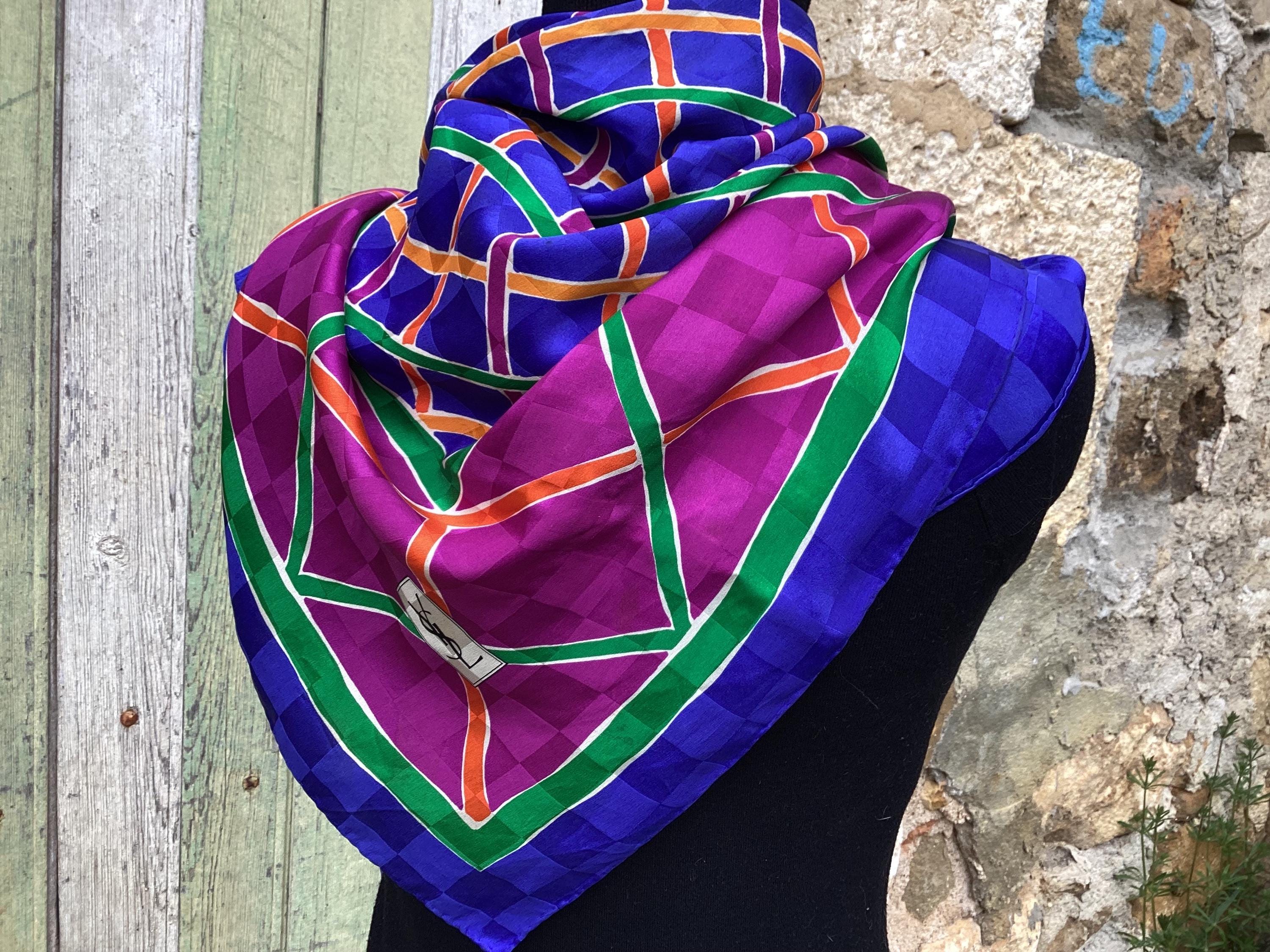 Yves saint laurent scarf - Etsy 日本