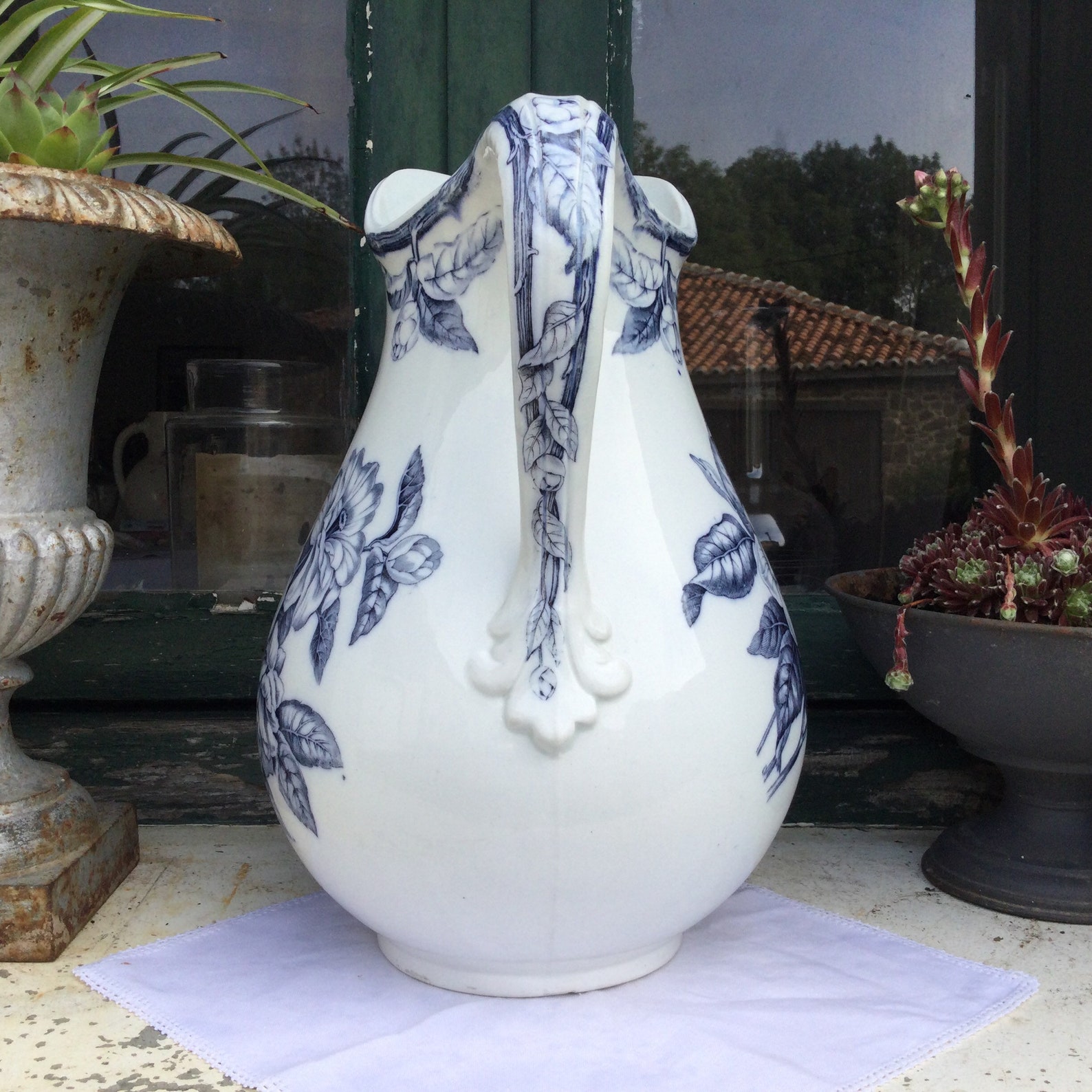 A spectacular jug very large pitcher decorative vase Bordeaux Etsy