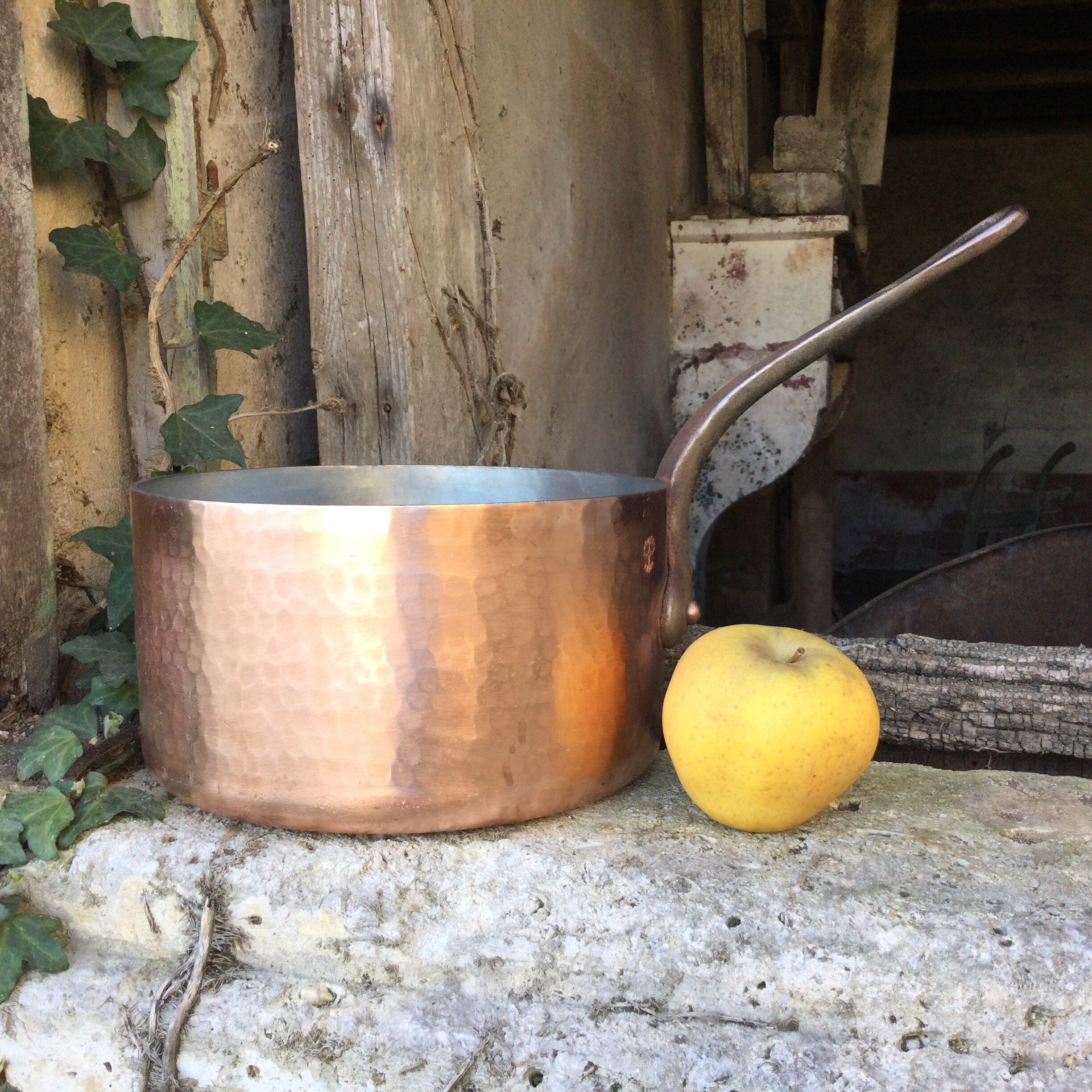 Poêle à Sauce Cuivre Antique Rénovée Artisan Made in France Chomette Privilégiez La Casserole en de 