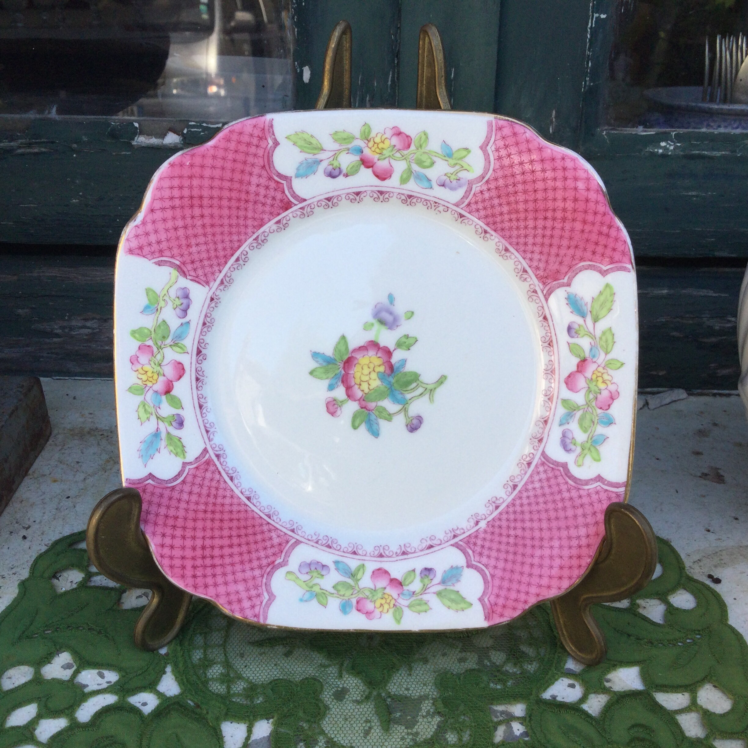 5 Années 1950 Porcelaine Anglaise en Os, Plats d'accompagnement Porcelaine, sur Le Côté, Assiettes à