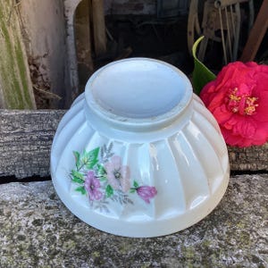 1 vintage cafe au lait bowl/a French breakfast cup/serving bowl/cafe latte bowl/French antique faience/French country tableware