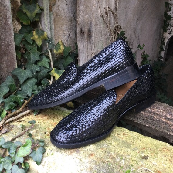 French fashion shoes/unworn slip-on shoes/black l… - image 9