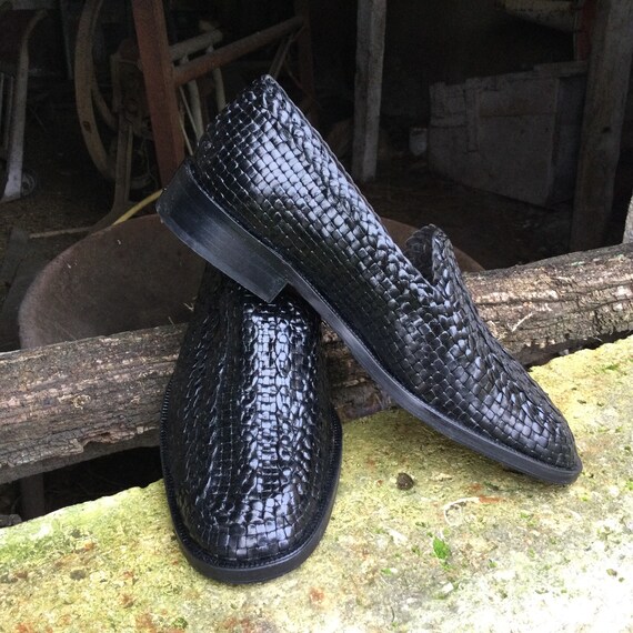 French fashion shoes/unworn slip-on shoes/black l… - image 3