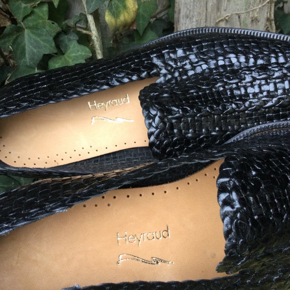 French fashion shoes/unworn slip-on shoes/black l… - image 5