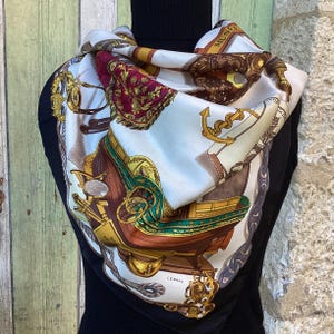 HERMES 大判 スカーフ Vintage Hermes Scarf 1974 - Etsy