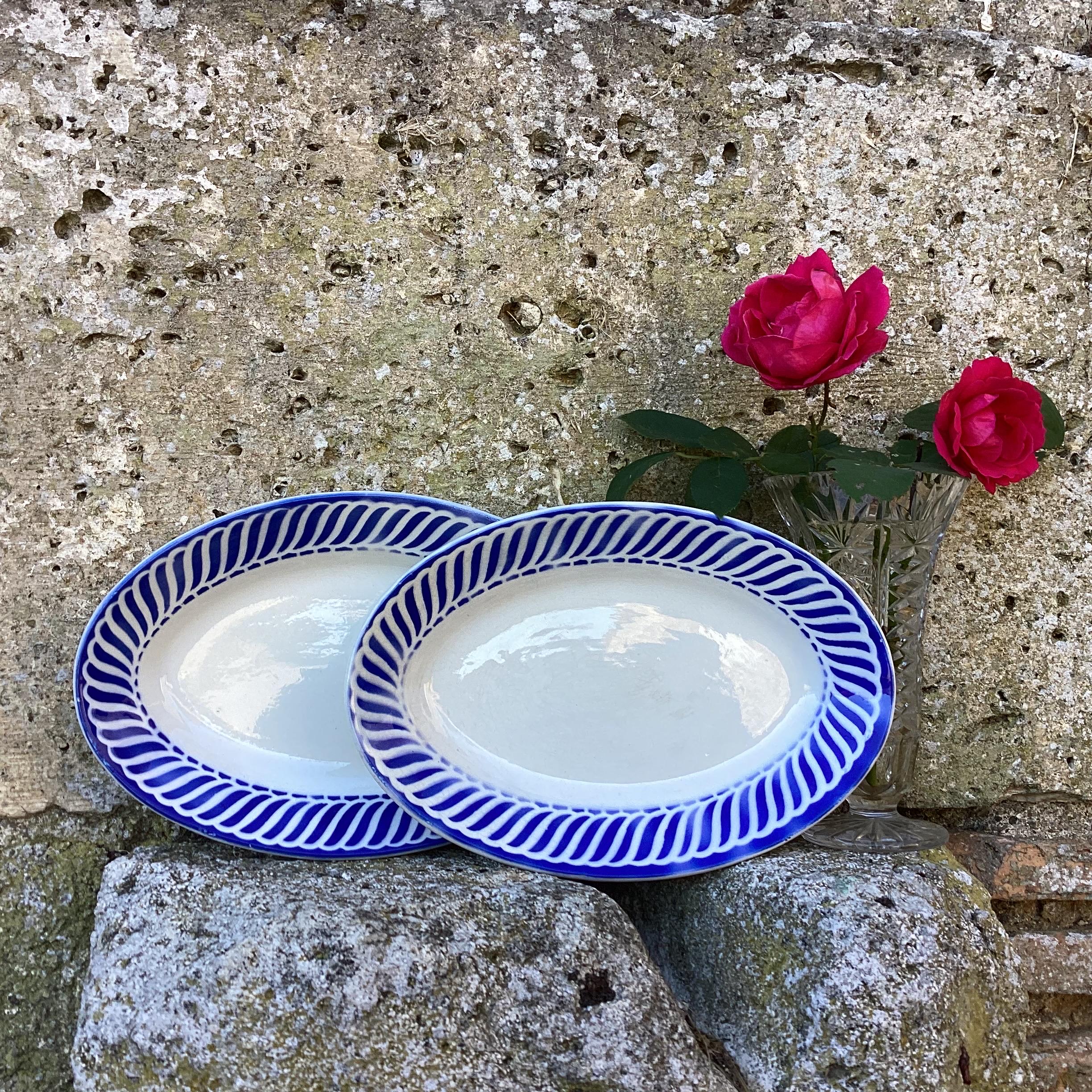 ヴィンテージ Grespots Digoin ディゴワン フランス製 オーバル皿