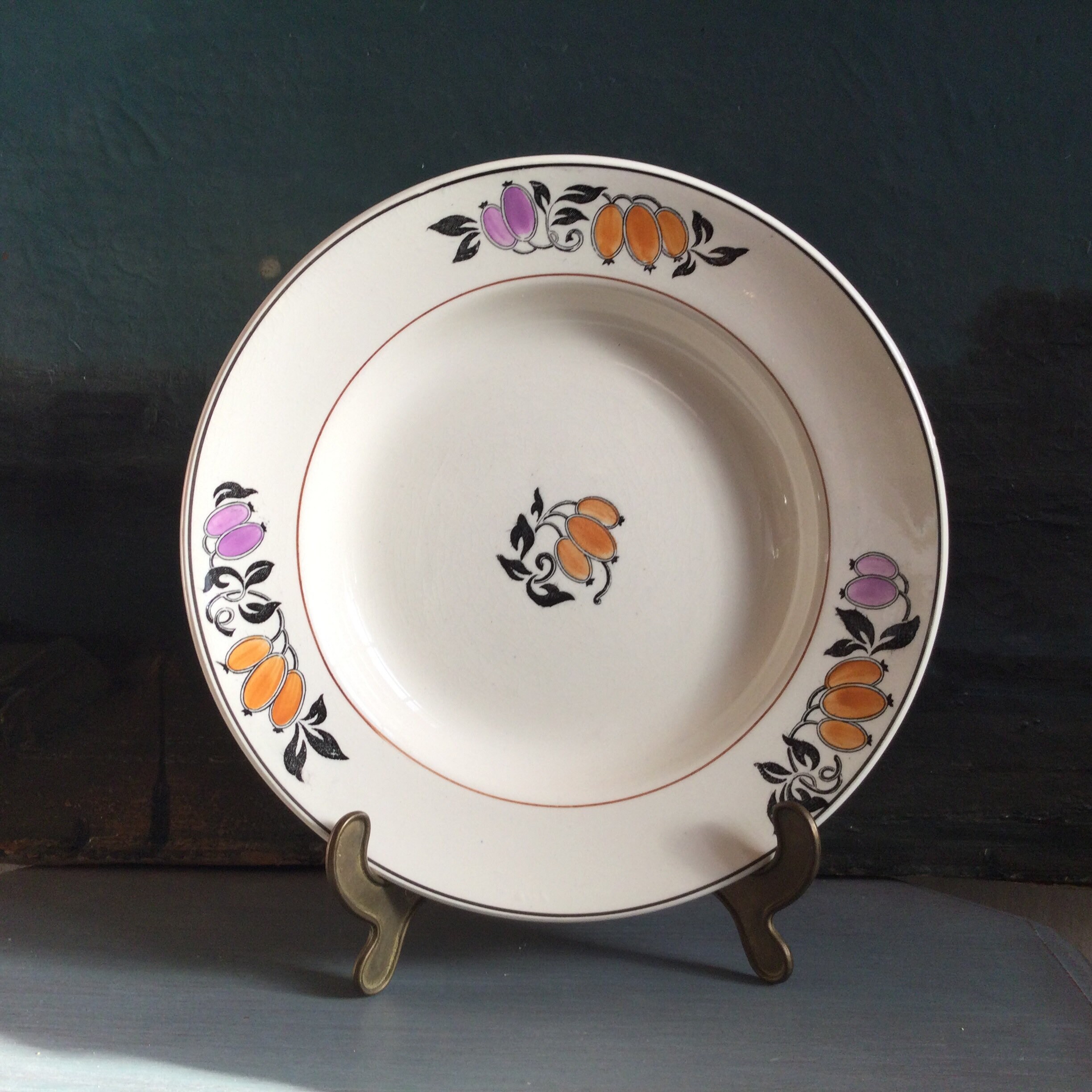 4 large French pasta bowls soup bowls deep dishes. Longchamp Etsy