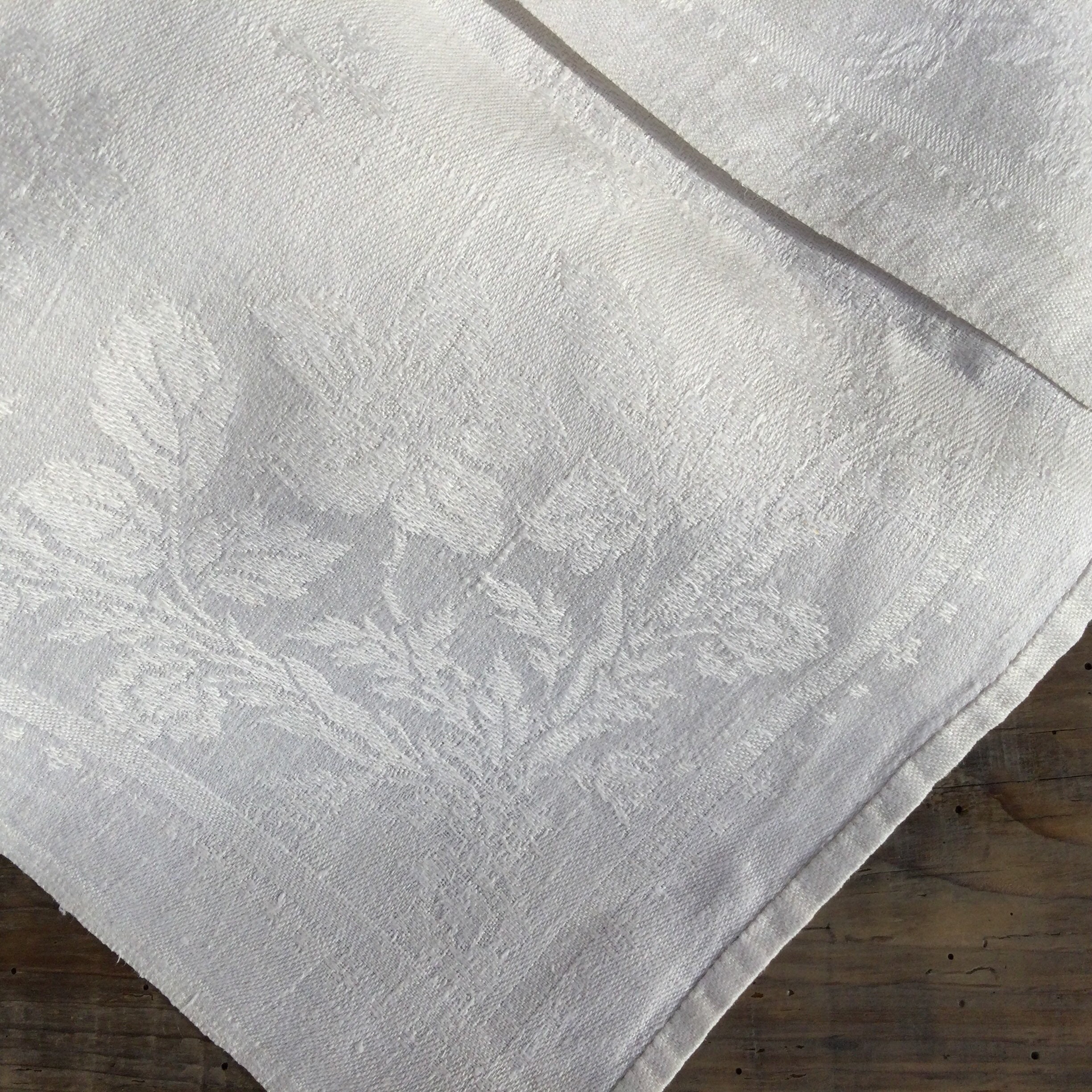 6 French damask linen table napkins serviettes lapkins. Etsy