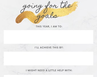 Reach Your Goals Instant Printable Page | Digital Download | Instant Print | Print on Demand | Goal Setting