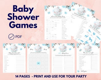 Baby Shower Game Printable | Printable Game Planner | Baby Shower Party Games | Interactive Baby Shower Game | Instant Download