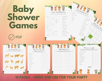 Baby Shower Game | Printable Game Planner | Baby Shower Party Games | Interactive Baby Shower Game | Instant Download