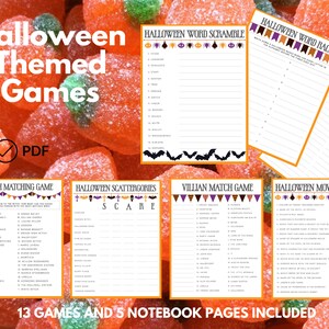 Halloween Game | Printable Halloween party games | Halloween Printables | Instant Download