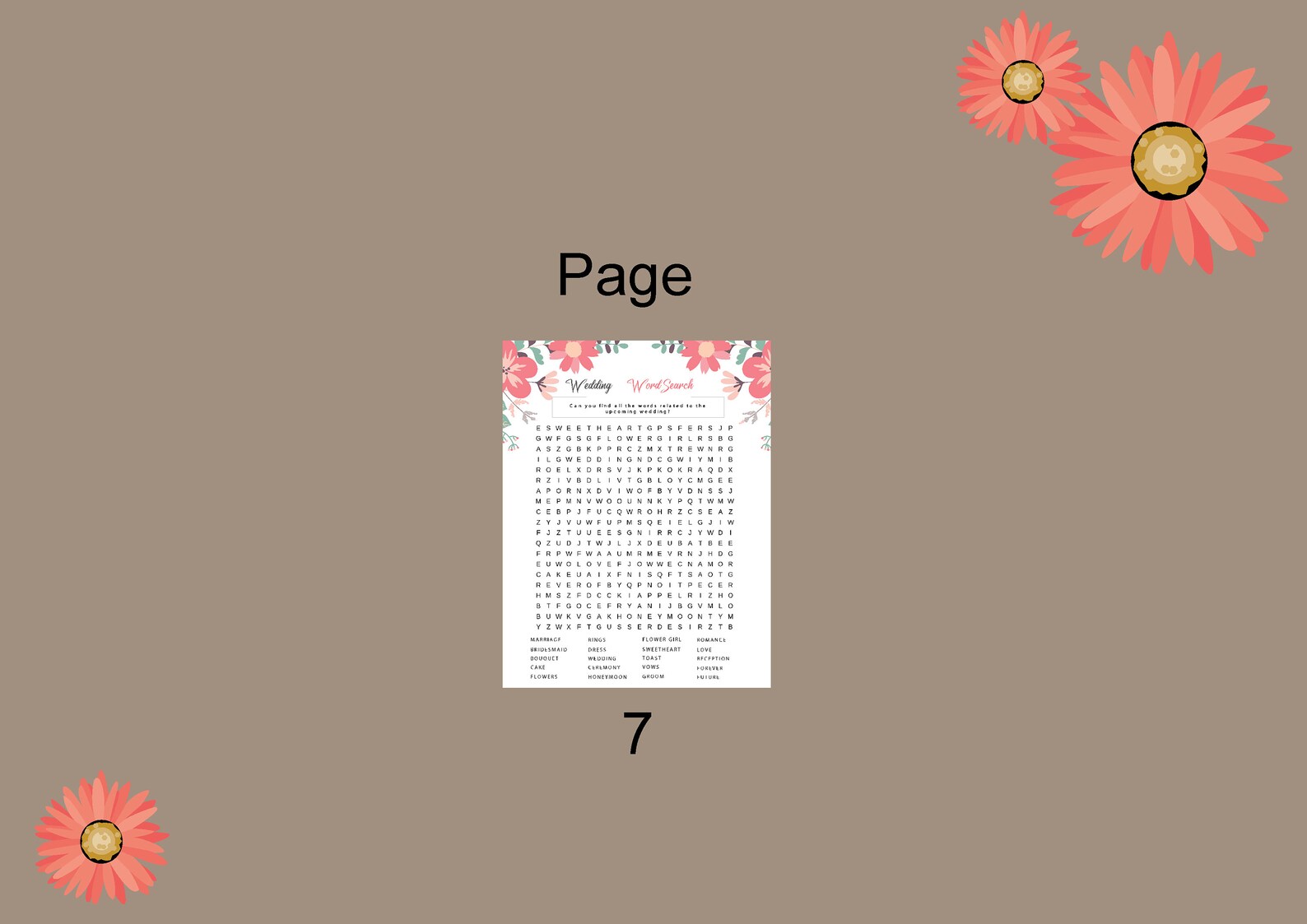 Bridal Shower Game Printable | Instant Download | Printable Planner ...