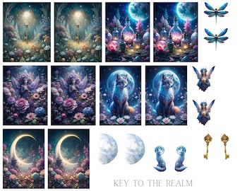 Key to the Realm Waterslide Nail Decals