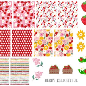 Berry Delightful Waterslide Nail Decals