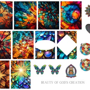 Beauty of God&#39;s Creation Waterslide Nail Decals