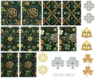Celtic Knot Waterslide Nail Decals