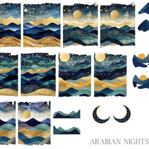 Arabian Nights Waterslide Nail Decals