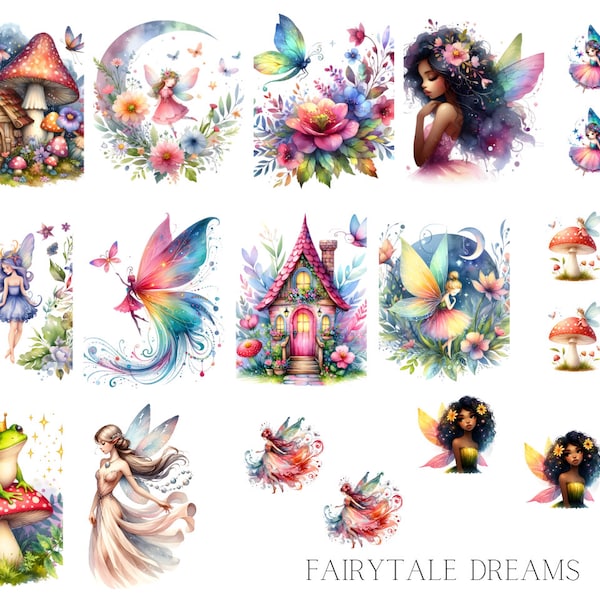 Fairy Tale Dreams Waterslide Nail Decals