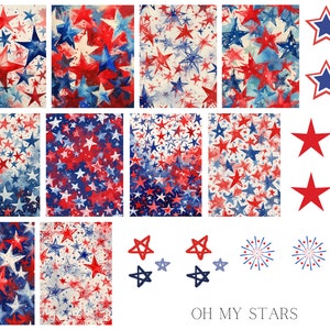 Oh My Stars Waterslide Nail Decals