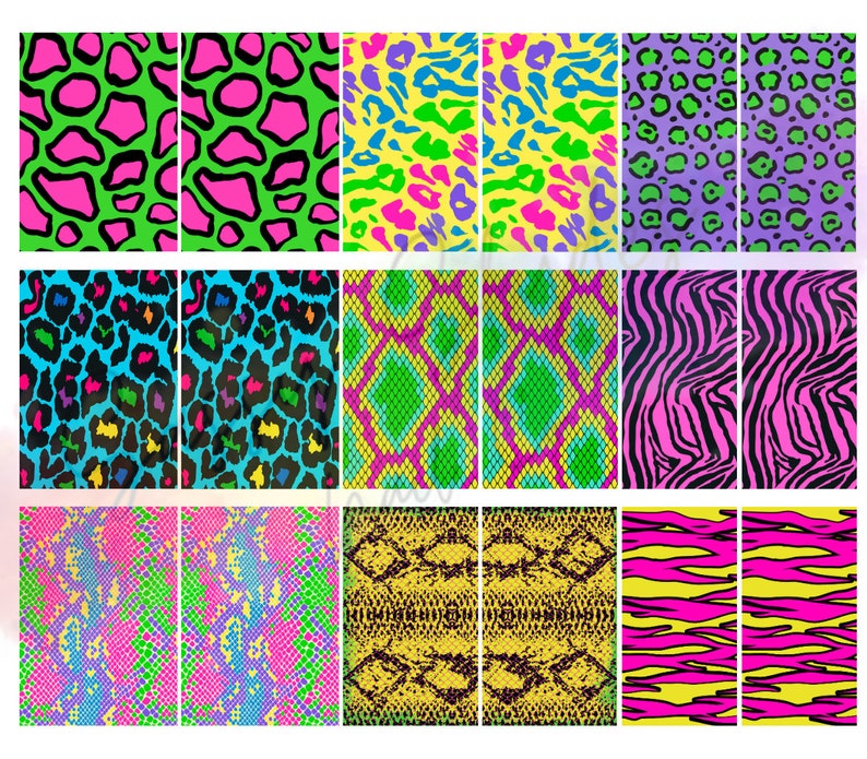 Electric Zoo Waterslide Nail Decals Etsy