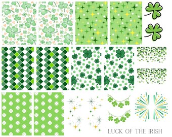 Luck of the Irish Waterslide Nail Decals