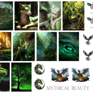 Mythical Beauty Waterslide Nail Decals