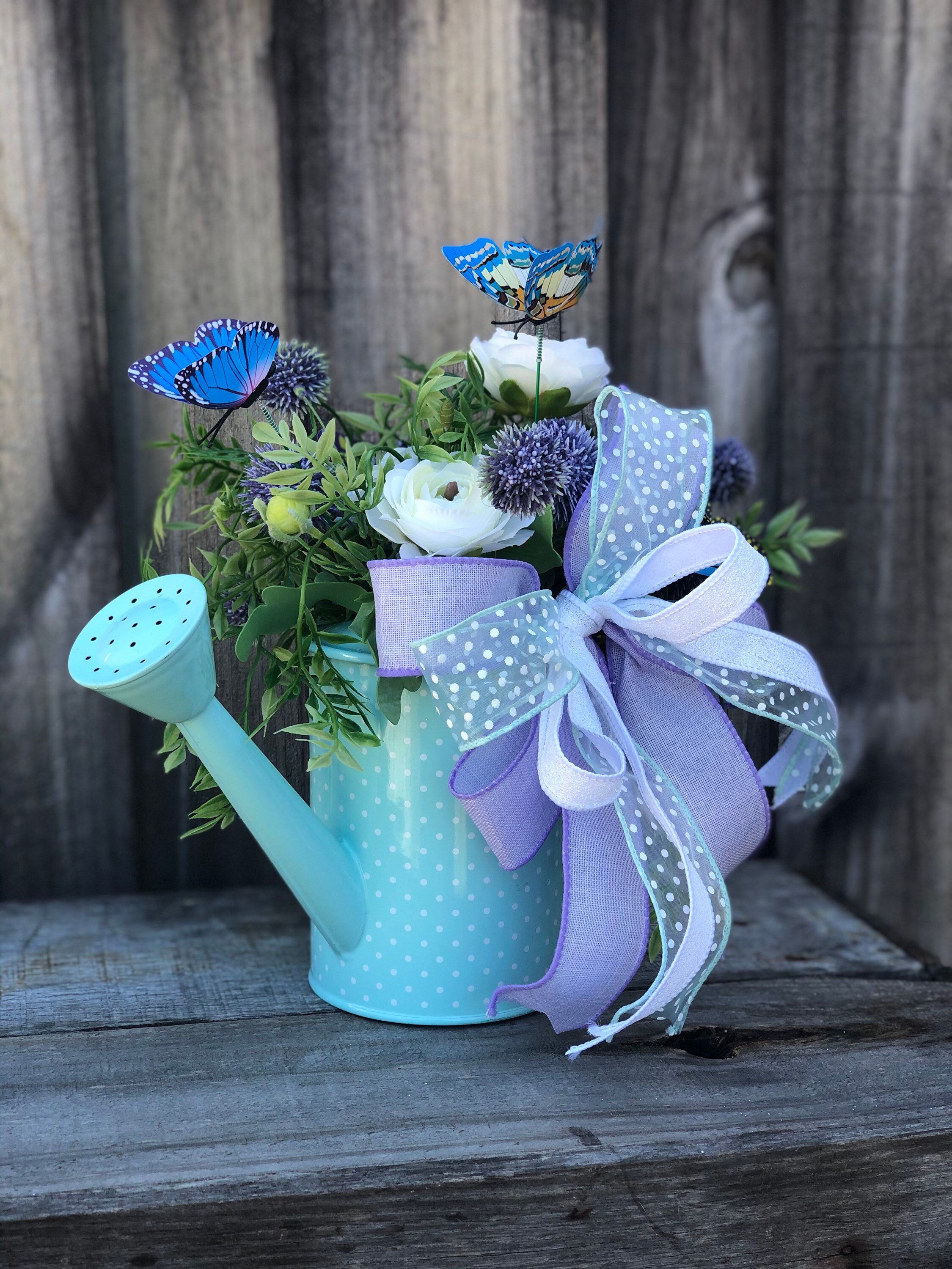 Summer watering can centerpiece watering can decor Etsy