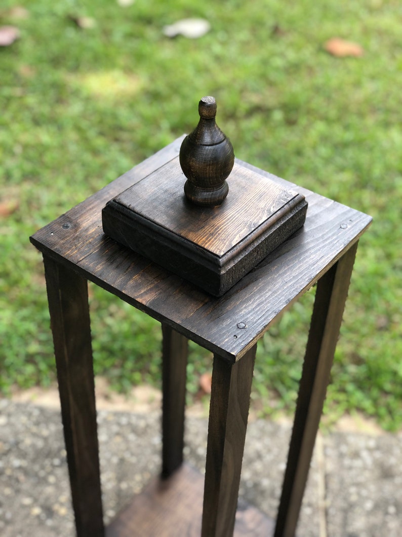 Tall Wood Lantern Brown Lantern for Front Porch Indoor Floor Etsy
